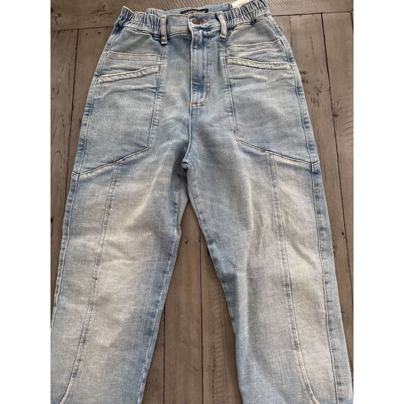 RETROFETE Myla Tapered Denim Jean Jogger Pants Romano Size 25 - Picture 5 of 7